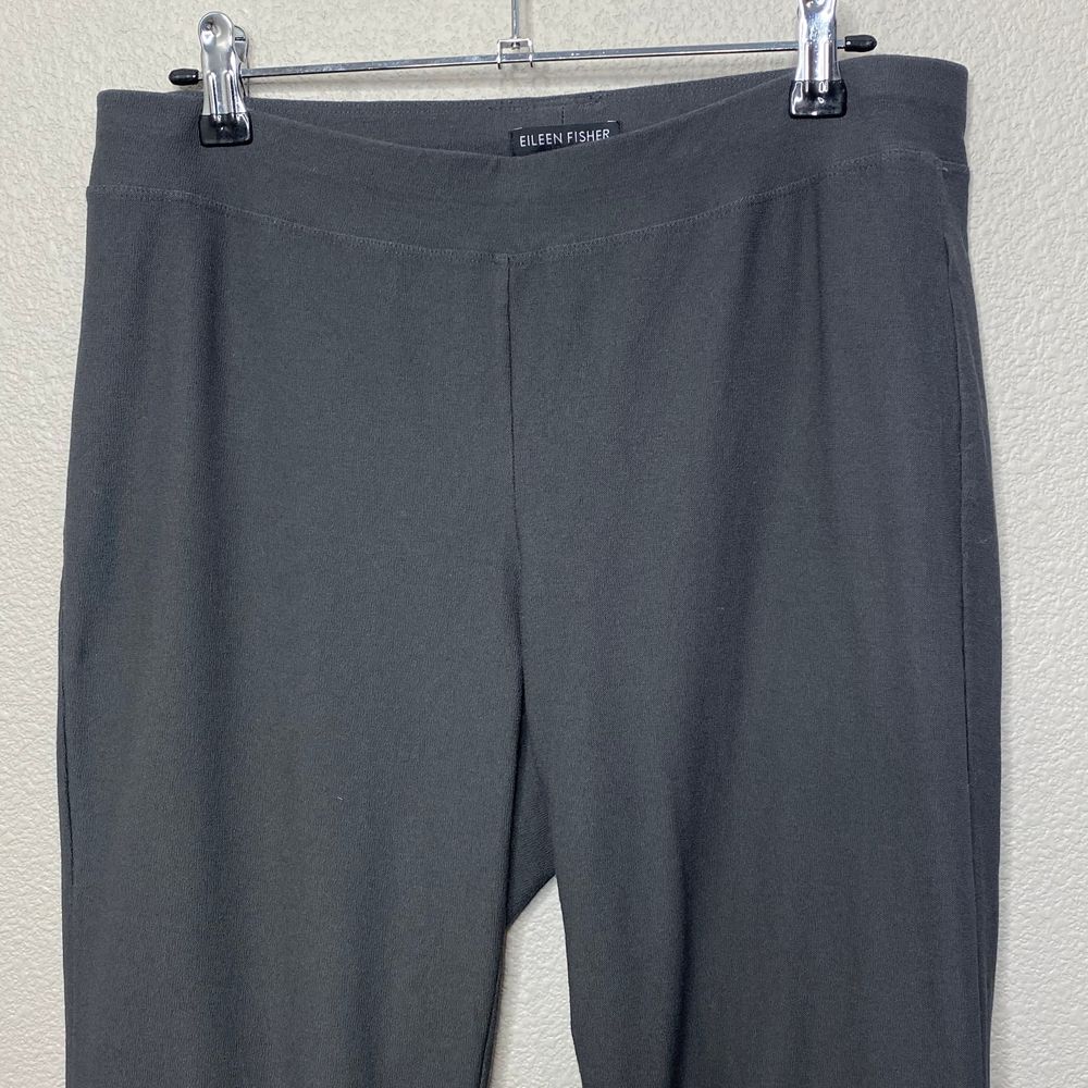 Eileen Fisher Leggings Womens Small Gray Stretch Viscose Blend Pull On Pants - Picture 3 of 7